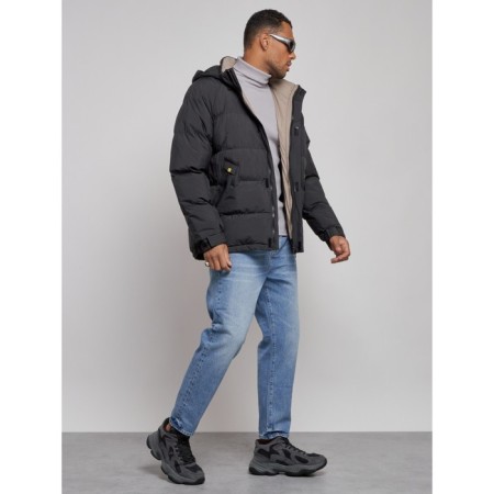 Sports Bologna male winter, size 50, black color-2