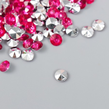 Decor for creativity in the bottle "Rhuba. Fuchsia" set 250 pcs d = 0.6 cm 4x3x3 cm-2