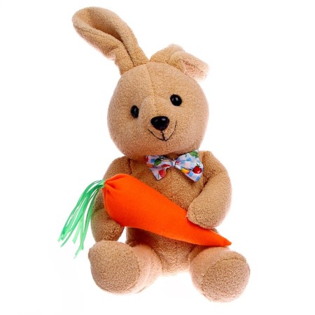 Soft toy "Rabbit with carrots", 20 cm, species mix-2
