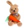 Soft toy "Rabbit with carrots", 20 cm, species mix