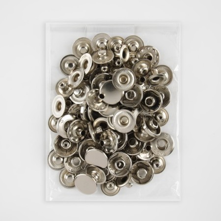 Installation button, alpha (S-shaped), d = 15 mm, nickel color-3