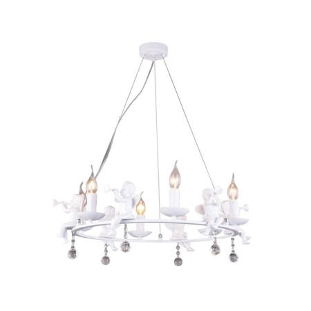 Suspended lamp 6x60W E14, size 63x63x40 cm