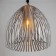 Ceiling lamp "Lif" silver 1x40W, E27, 60x60x71 cm