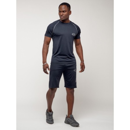Sports suit men's, size 48-50, dark blue color-1