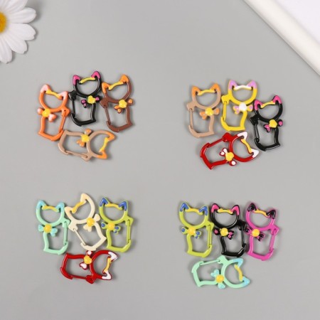 Carabine Metal "Kitty with Bantik" MIX 3.7x2.1 cm