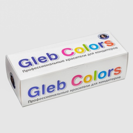 Набор пищевых Глиттеров Gleb Colors 10 цветов по 10г., шт-12