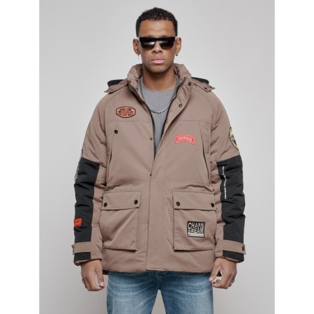 Winter jacket, size 50, brown color-8