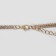 The necklace "Hollywood" Waterfall, 6 rows, white color in gold, 30 cm