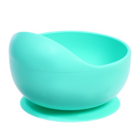 Set for feeding, food silicone, turquoise color-12