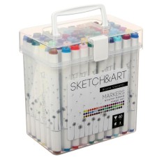 A set of art markers of 60 colors Sketch & Art 