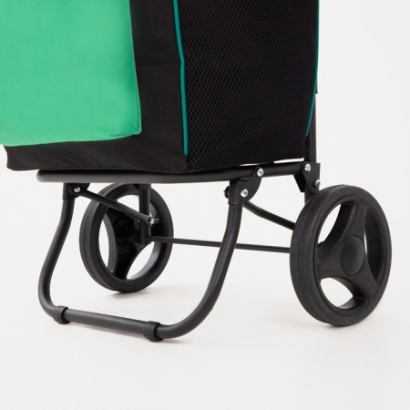 Board-household on lightning, 2 outer pockets, black/green color-3