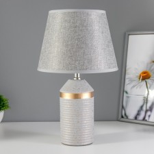 Brianna table lamp E14 40W gray-gold 22x22x36.5 cm Risalux