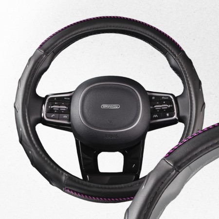 SkyWay Luxury-6 m, black-pink eco-leather braid, S01102431