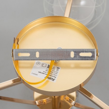 Arlett chandelier 3x60W E27 gold 54x54x26cm Ritter-6