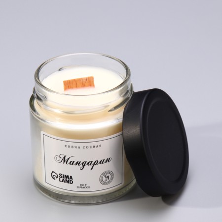 Fragrant flavor from soy wax in a bank, 150 g, mandarin-1