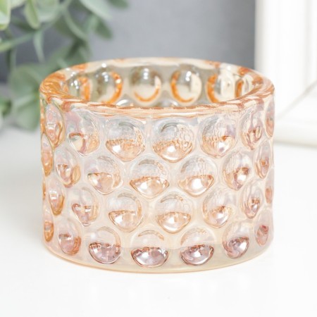 Glass "Diamos" D-6 cm with gold 7.8x7.8x5.3 cm-1