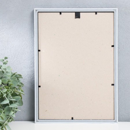 Photo frame plastic "Aron" 21x30 cm, white-3