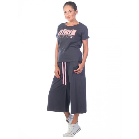 Female costume, size 50, gray color-1