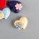 Decor for creativity Plastic "Heart with a Flower" set 20 pcs matte mix 1.3x1.3 cm