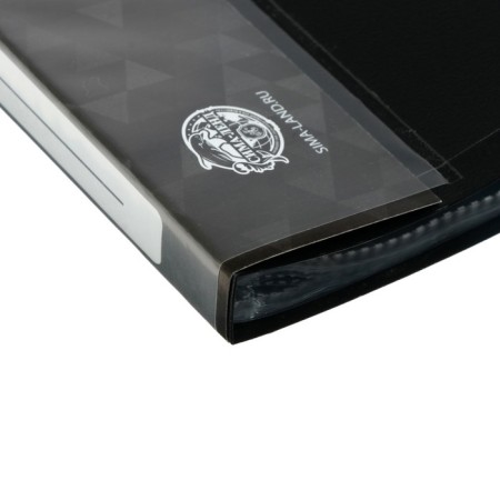 Folder 20 A4 liners, Calligrata, Koreshka pocket, 600 microns, 15 mm black-2