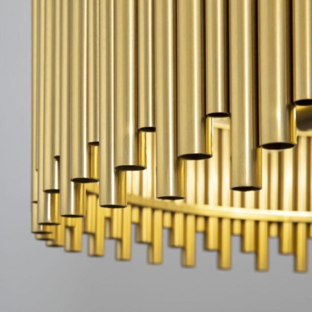 Suspension lamp Maytoni Mod135PL-08BS, 8HE27, 60W, 60x60x168 cm, brass color-1