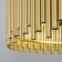 Suspension lamp Maytoni Mod135PL-08BS, 8HE27, 60W, 60x60x168 cm, brass color