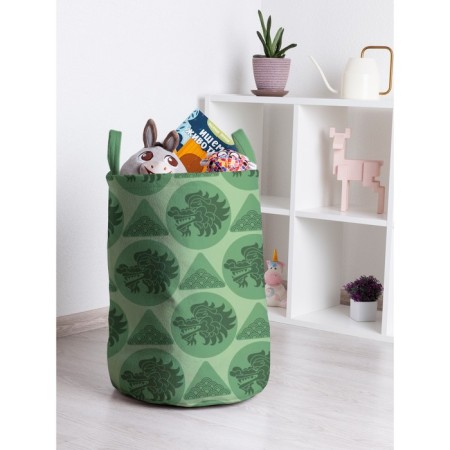 Basket for toys "Green Dragon, size 35x50 cm