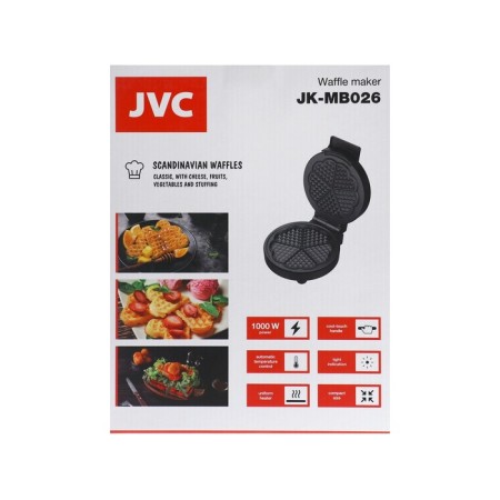 Wafer JVC JK-MB026, electric, 1000 W, D = 19 cm, anti-stick coating, black-10