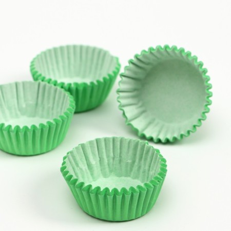 Baking shape green, 3.5 x 2 cm