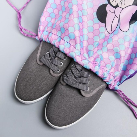 A bag for shoes 420 x 350 mm, Minnie Mouse "Minnie and Unicorn" (soft polyester, density 210d)-1