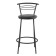 Barmot chair "Mah", black/black
