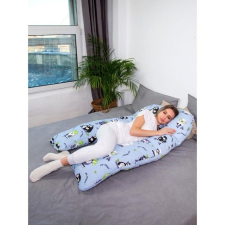 Pregnant pillow U-shaped "Gray Star", size 340x35 cm-8