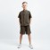 Set for a boy (shirt, shorts) minku color green, height 122