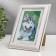 Photo frame 10x15 281s white with silver (plastic screen)