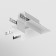 Corner Connector for the built-in track system Technical TRA004CL-22W, 10x10x8.5 cm, white color