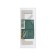 Square Cappio RSC008 bracket handle, stainless steel, m/o 96 mm, silver color
