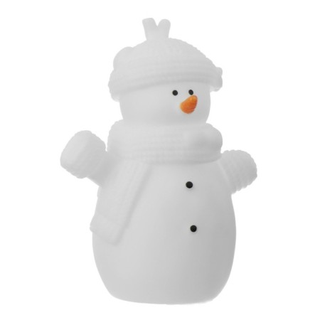 Nightmare "Snowman in a hat" LED from 3xlr44 batteries is white 7x7x12 cm-8