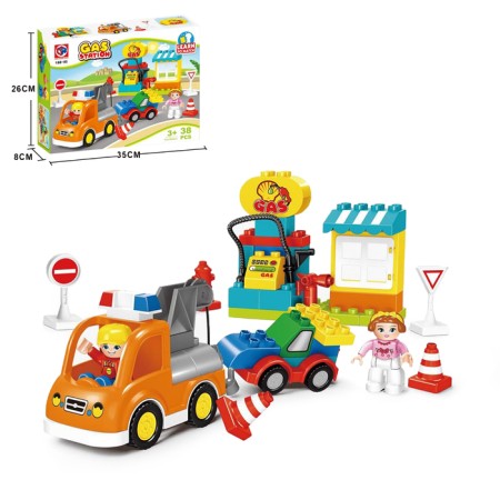 Designer "Building Station", 38 parts