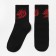 Socks "Dragon", black/red color, size 27