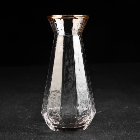 Set for glass drinks "Irine. Gold ", 5 items: Capherine 300 ml, 4 glasses 70 ml-1