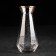 Set for glass drinks "Irine. Gold ", 5 items: Capherine 300 ml, 4 glasses 70 ml