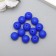 Busina silicone "Round" sapphire d = 1.2 cm