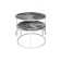Tables Journal Loft DQ No. 2 Duae (set), D605 (475), H420 (320), f/n gray marble, m/c white 10