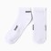 Male socks, white color, size 25