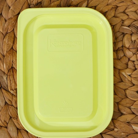 A set of food containers with a steam outlet, 3 pcs: 750 ml, 500 ml, 500 ml, rectangular, mix color-12