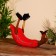 Stand for the bottle "Duck in red" tree 30x20x25 cm