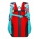 Youth backpack 43 x 29 x 18 cm, ergonomic back, Across 155, black/turquoise/multi-colored 155-2
