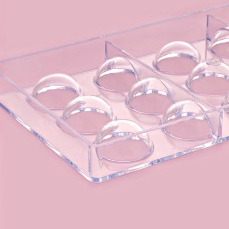 Konfinetta chocolate form "hemisphere", 28 × 14 cm, 15 cells, color transparent-4