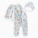 Kit for newborns, white color/birds, height 62 cm