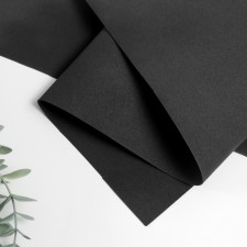 Foamiran Iranian 0.8-1 mm (Black/195) 60x70 cm